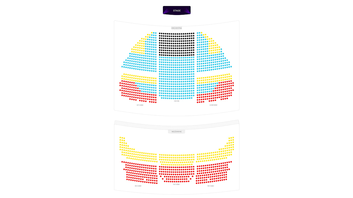 Gershwin Theatre Seating Chart New York